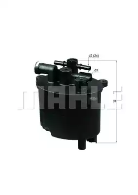 KL581 MAHLE/KNECHT Топливный фильтр