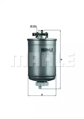 Фильтр топливный MAHLE/KNECHT KL77