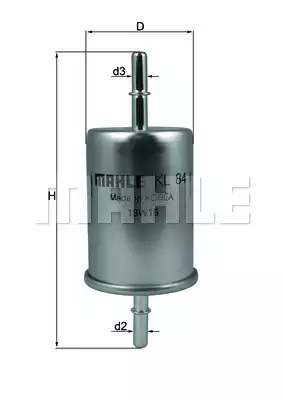 Фильтр топливный MAHLE/KNECHT KL84