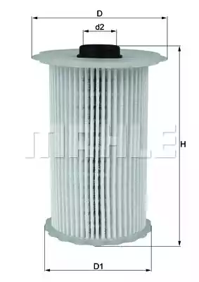 Топливный фильтр MAHLE/KNECHT KX229D