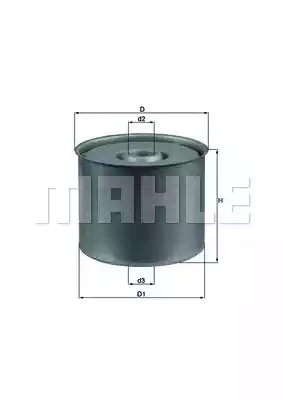 Фильтр топливный MAHLE/KNECHT KX23D