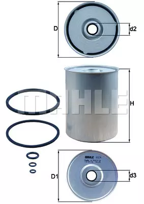 KX24D MAHLE/KNECHT Фильтр топливный