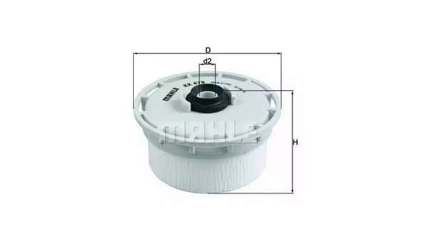 Топливный фильтр MAHLE/KNECHT KX479D