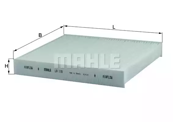 Салонный фильтр MAHLE/KNECHT LA119