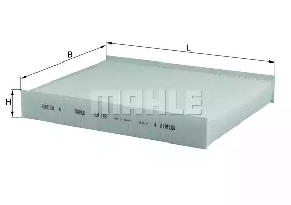 Фильтр воздуха во внутренном пространстве MAHLE/KNECHT LA169