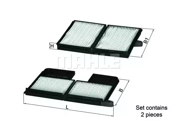 Салонный фильтр MAHLE/KNECHT LA186/S