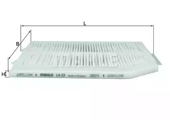 Салонный фильтр MAHLE/KNECHT LA23
