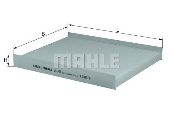 Фильтр салона MAHLE/KNECHT LA745