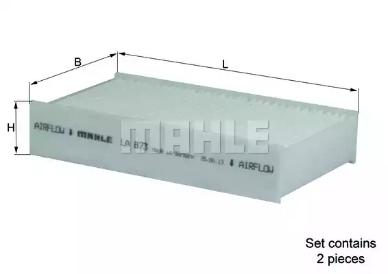 Салонный фильтр MAHLE/KNECHT LA873/S
