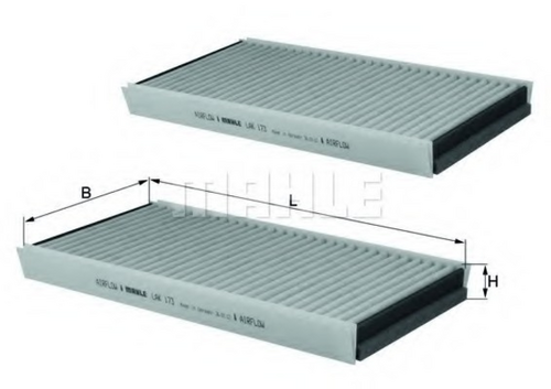 Салонный фильтр MAHLE/KNECHT LAK173/S