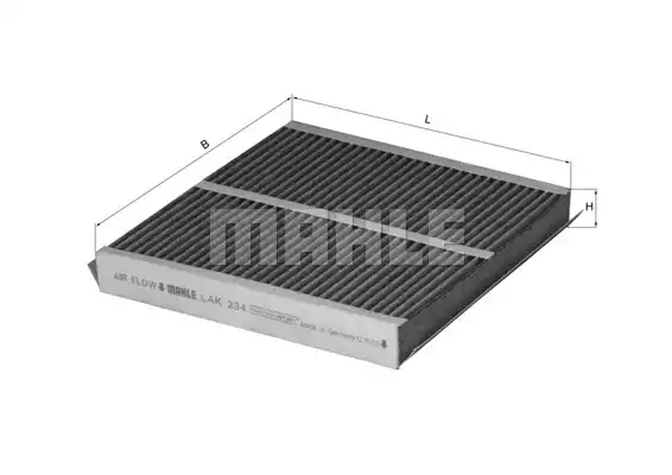 Фильтр салона MAHLE/KNECHT LAK234