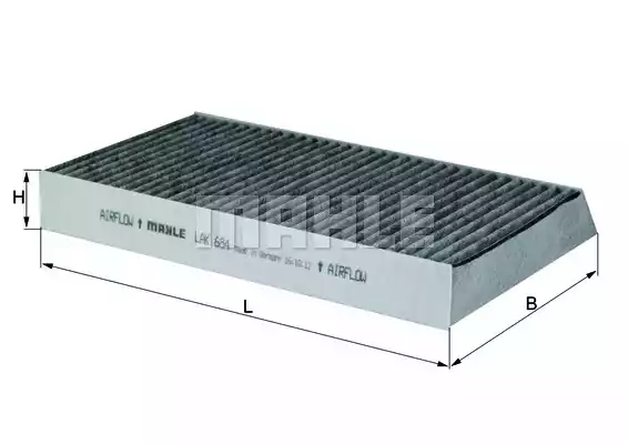 Салонный фильтр MAHLE/KNECHT LAK684