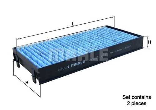 Салонный фильтр MAHLE/KNECHT LAO221/S
