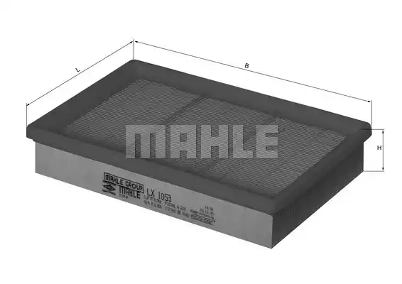Воздушный фильтр MAHLE/KNECHT LX1053