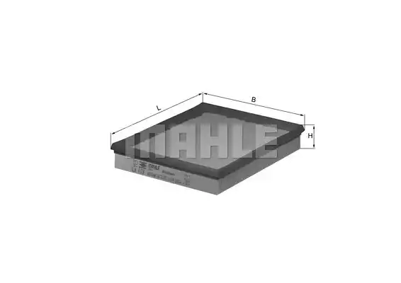 LX119 MAHLE/KNECHT Фильтр воздушный