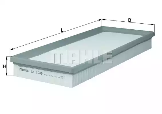 Воздушный фильтр MAHLE/KNECHT LX1249