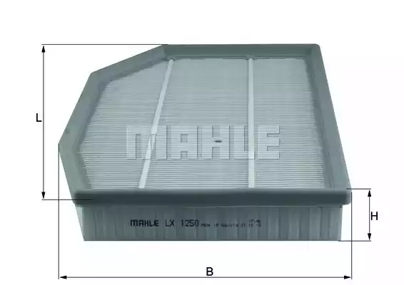 Воздушный фильтр MAHLE/KNECHT LX1250