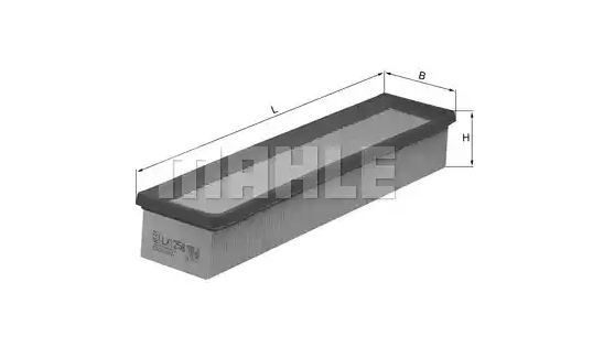 LX1258 MAHLE/KNECHT Фильтр воздушный