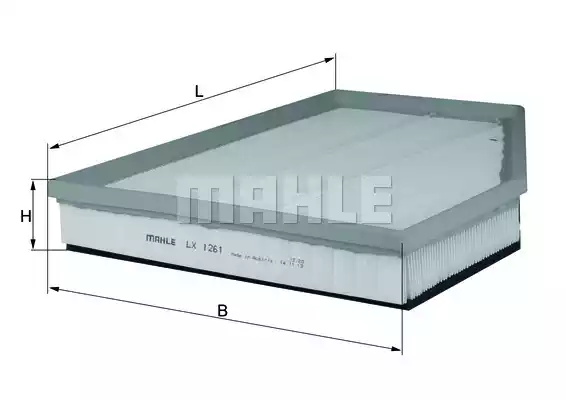 Воздушный фильтр MAHLE/KNECHT LX1261