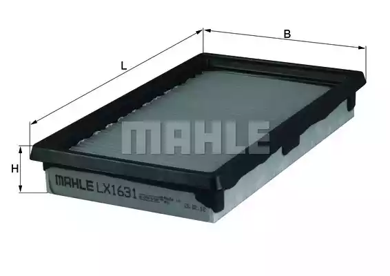 LX1631 MAHLE/KNECHT Фильтр воздушный