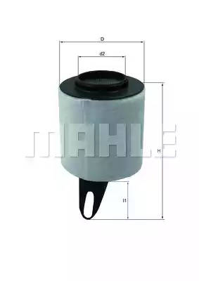 Воздушный фильтр MAHLE/KNECHT LX1650