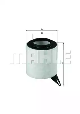 Воздушный фильтр MAHLE/KNECHT LX1651