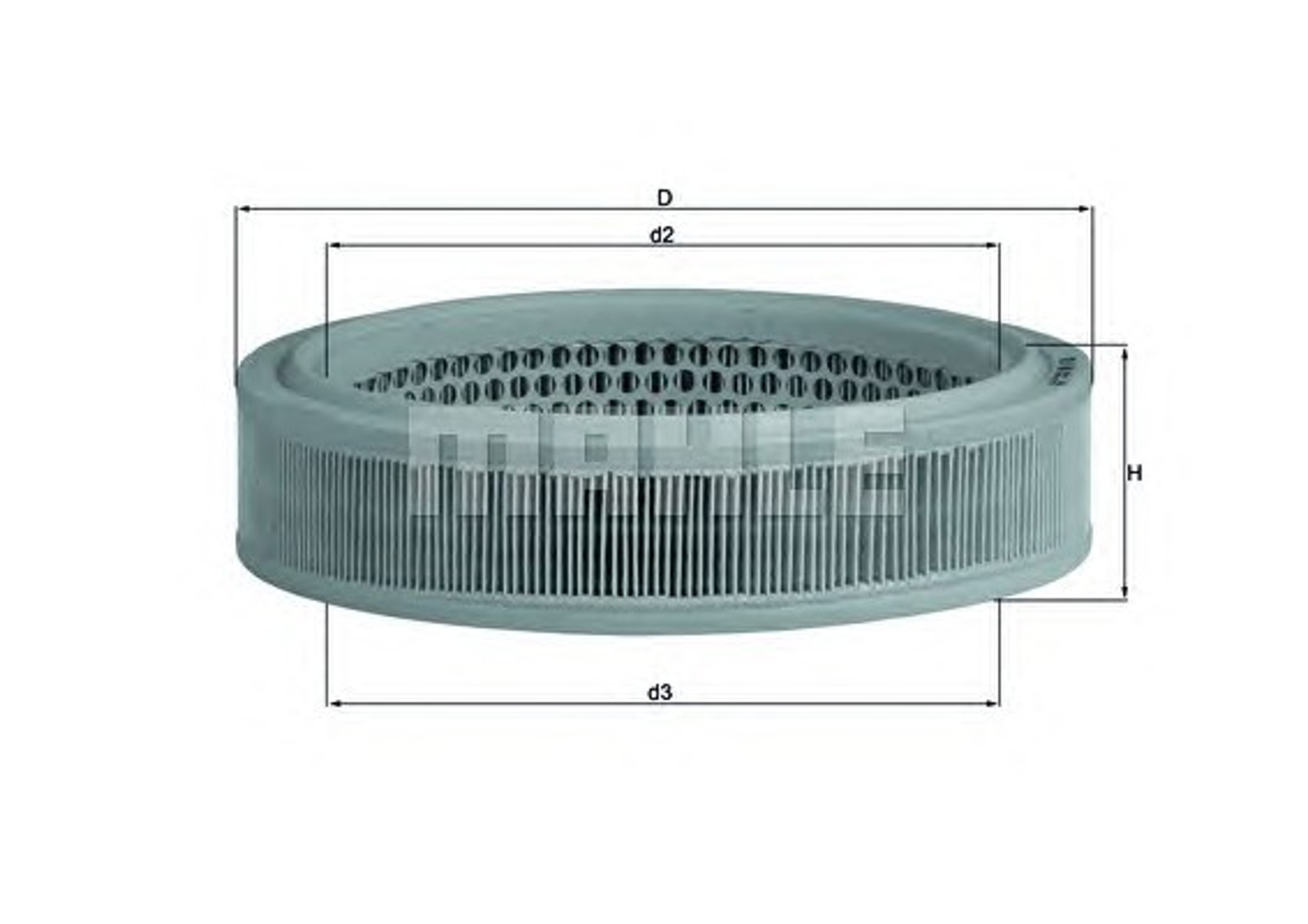 Фильтр воздушный MAHLE/KNECHT LX166