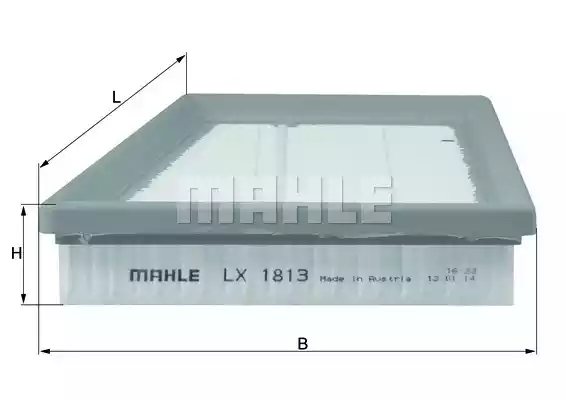 Воздушный фильтр MAHLE/KNECHT LX1813