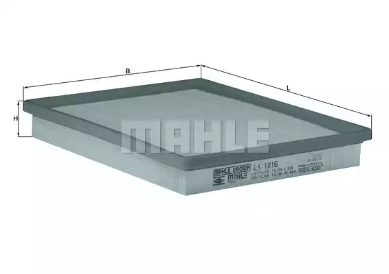 Воздушный фильтр MAHLE/KNECHT LX1816