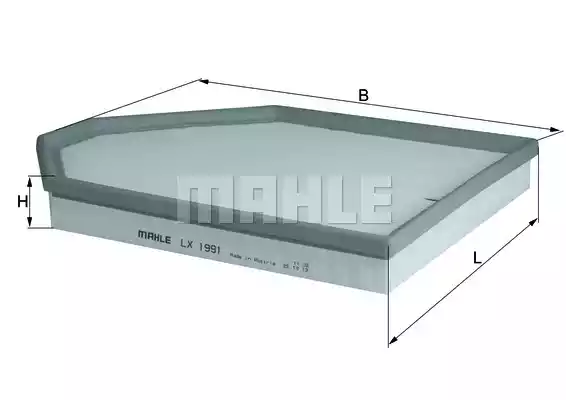 Воздушный фильтр MAHLE/KNECHT LX1991