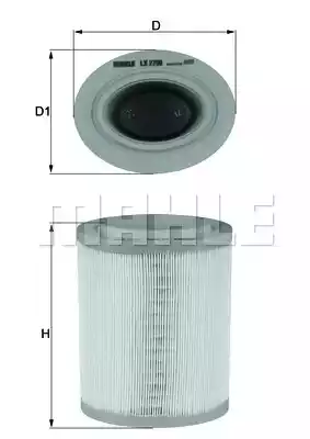 Воздушный фильтр MAHLE/KNECHT LX2790