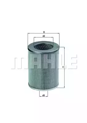 Фильтр воздушный MAHLE/KNECHT LX300