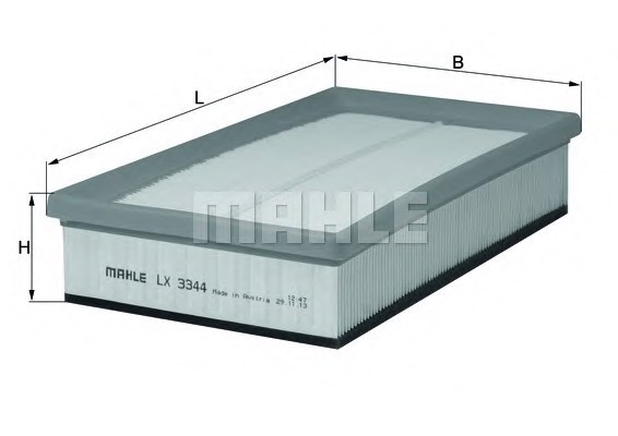 Воздушный фильтр MAHLE/KNECHT LX3344