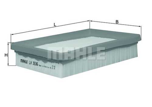 Воздушный фильтр MAHLE/KNECHT LX3536