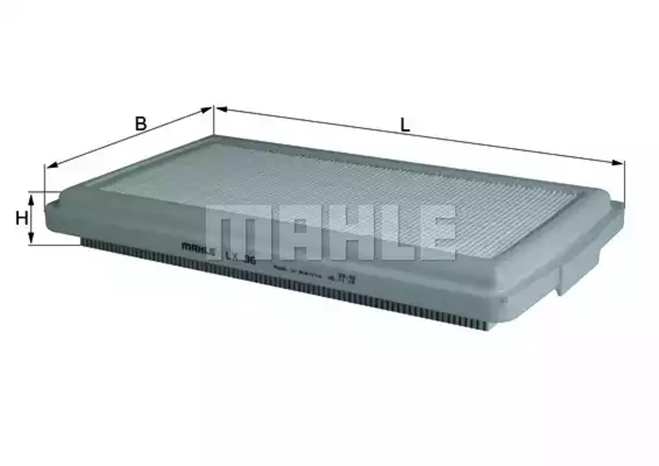 Фильтр воздушный MAHLE/KNECHT LX36