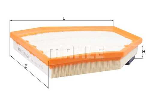 Air filter element MAHLE/KNECHT LX3728/1