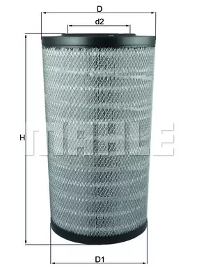 Фильтр воздушный MAHLE/KNECHT LX3753