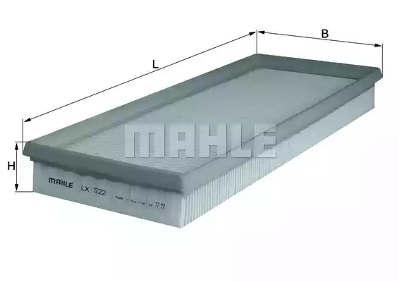 Воздушный фильтр MAHLE/KNECHT LX522
