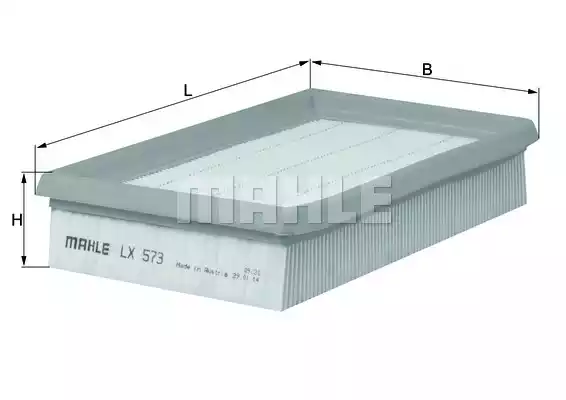 Фильтр воздушный MAHLE/KNECHT LX573