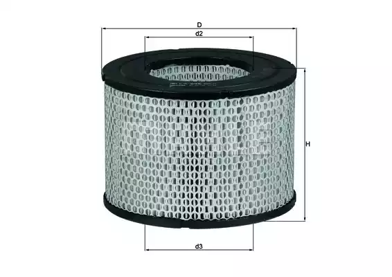 Фильтр воздушный MAHLE/KNECHT LX606