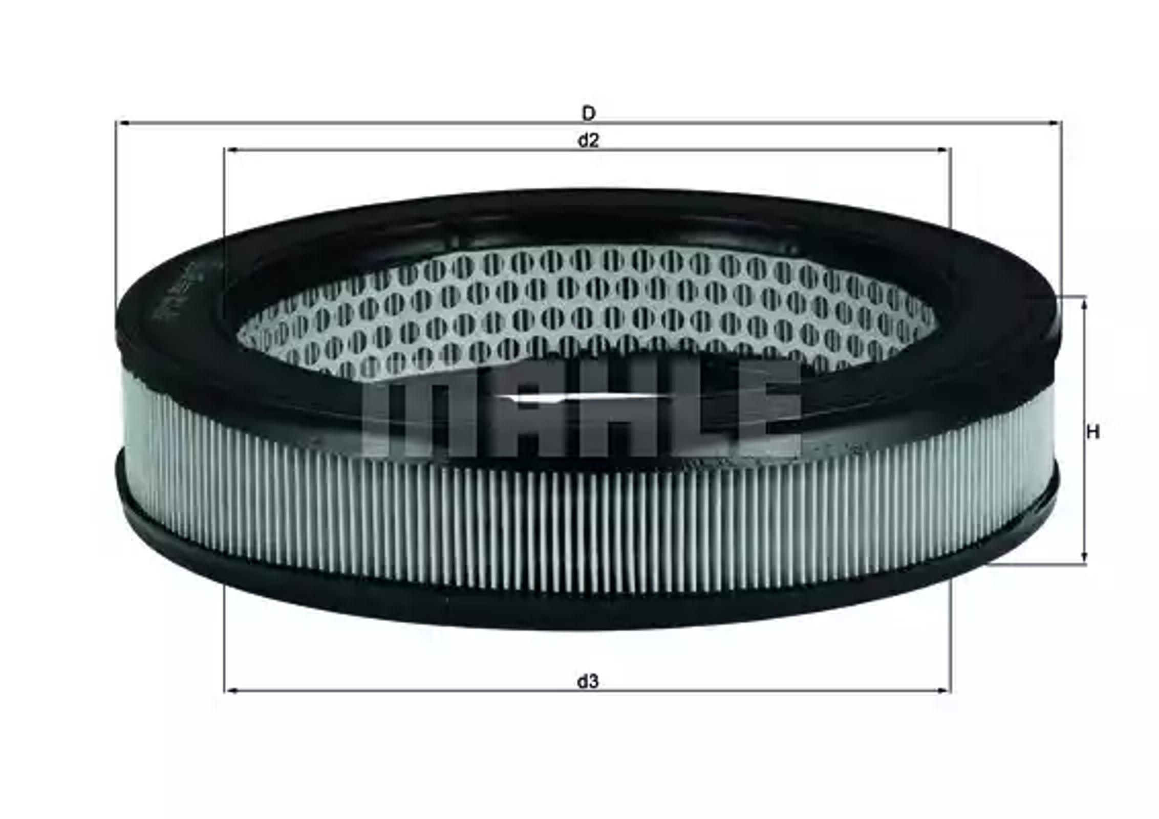 Фильтр воздушный MAHLE/KNECHT LX67