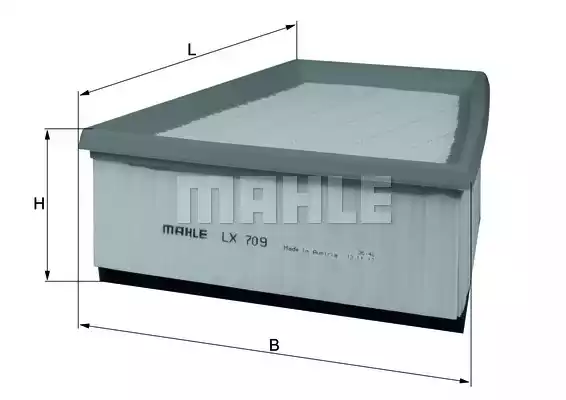 Фильтр воздушный MAHLE/KNECHT LX709