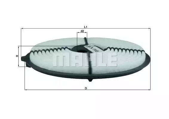 Воздушный фильтр MAHLE/KNECHT LX733