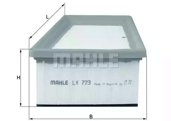 Воздушный фильтр MAHLE/KNECHT LX773