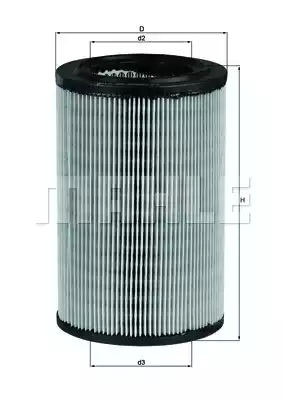 Воздушный фильтр MAHLE/KNECHT LX865