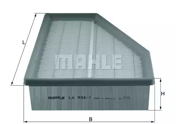 Воздушный фильтр MAHLE/KNECHT LX934/1