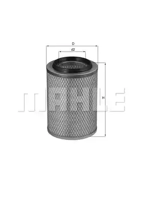 Фильтр воздушный MAHLE/KNECHT LX99