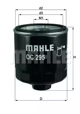 Масляный фильтр MAHLE/KNECHT OC295