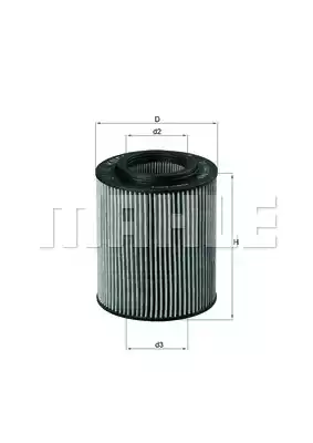 Масляный фильтр MAHLE/KNECHT OX154/1D