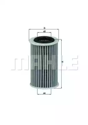Масляный фильтр MAHLE/KNECHT OX209D